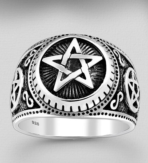 Pentacle with Infinity Ring