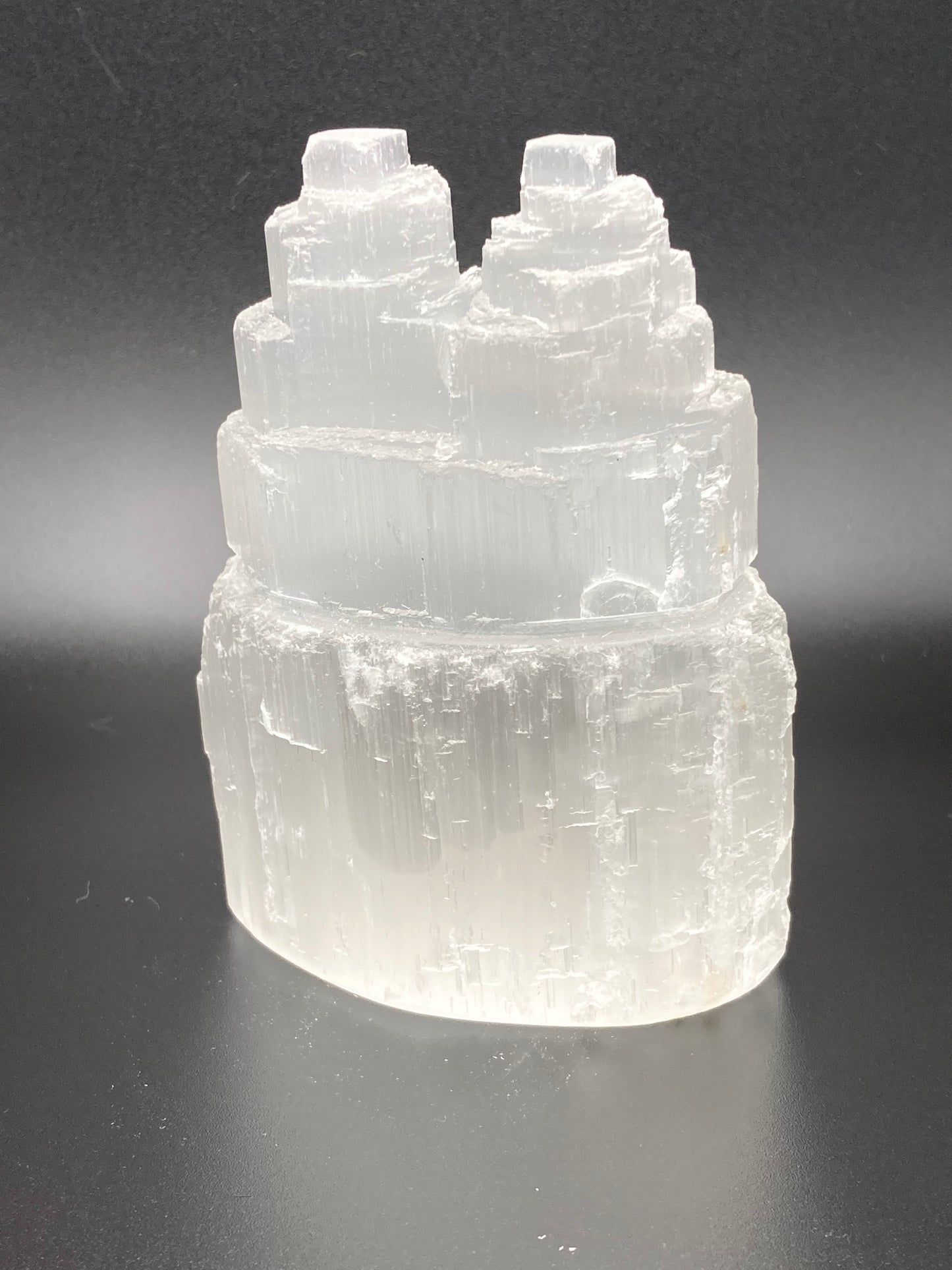 Selenite Twin Tower