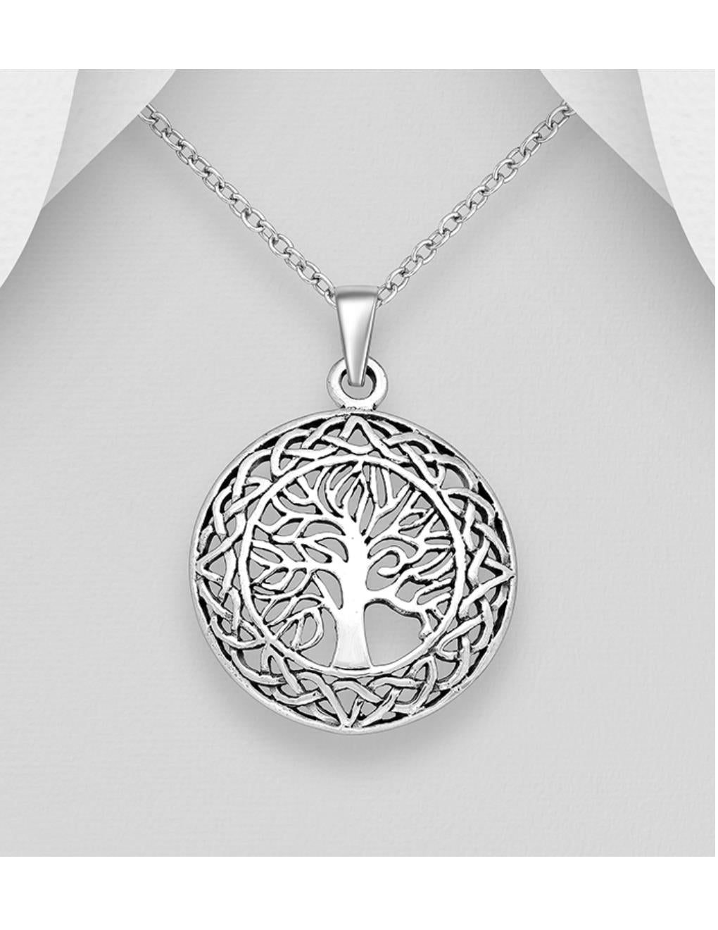 Yggdrasil Tree Of Life Necklace - Sterling Silver