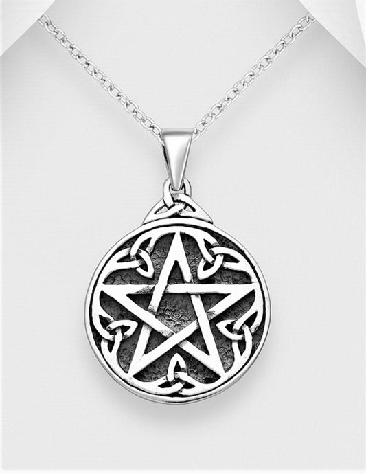 Pentacle Necklace - Sterling Silver